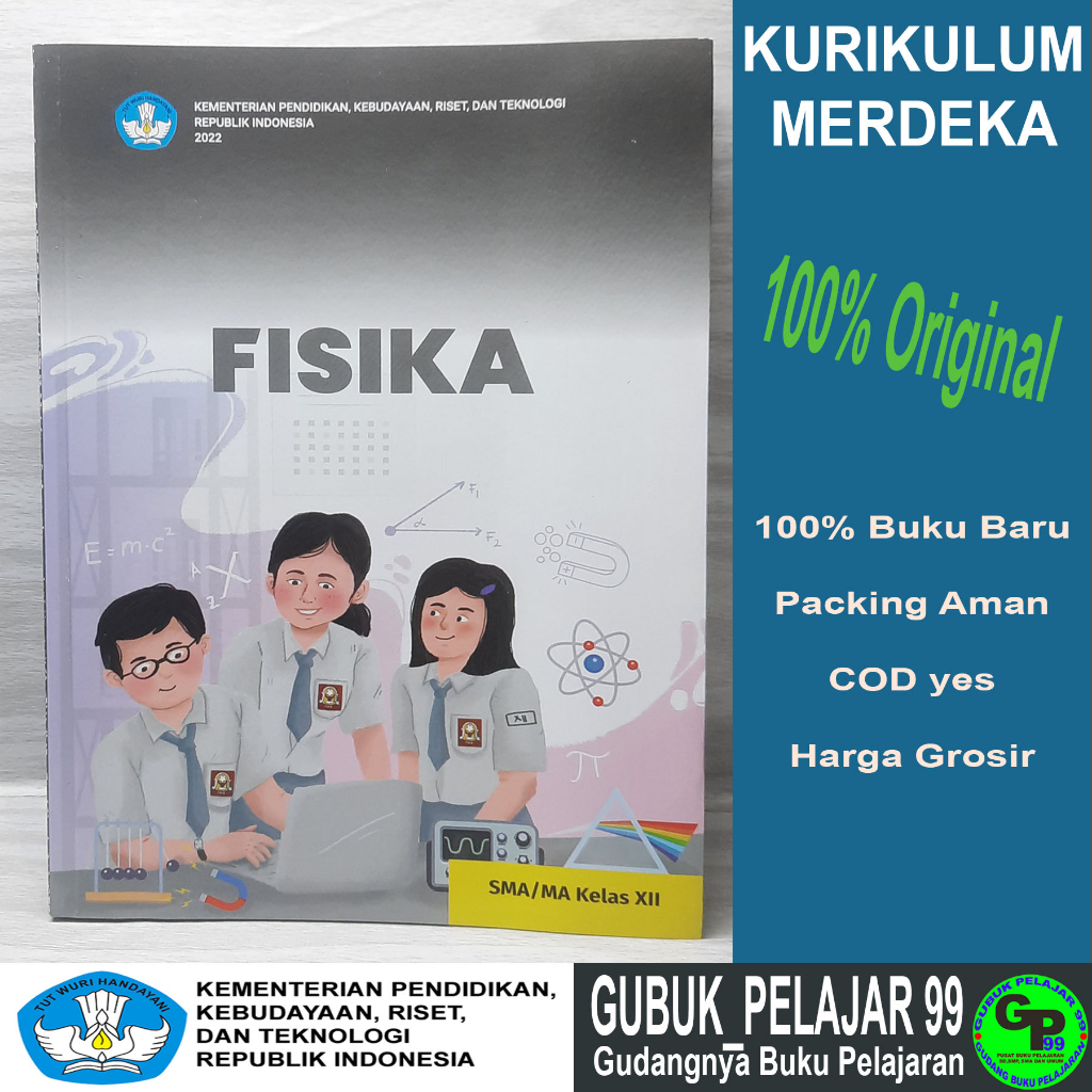 Buku Paket Siswa FISIKA Untuk SMA/SMK Kelas 12 Kurikulum MERDEKA Kemdikbudristek
