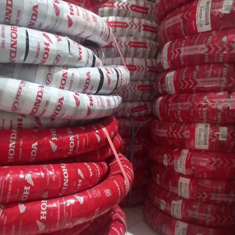 BAN LUAR BELAKANG SUPRA REVO SUPRA 125 NON TUBLES 42711-KTM/KPH