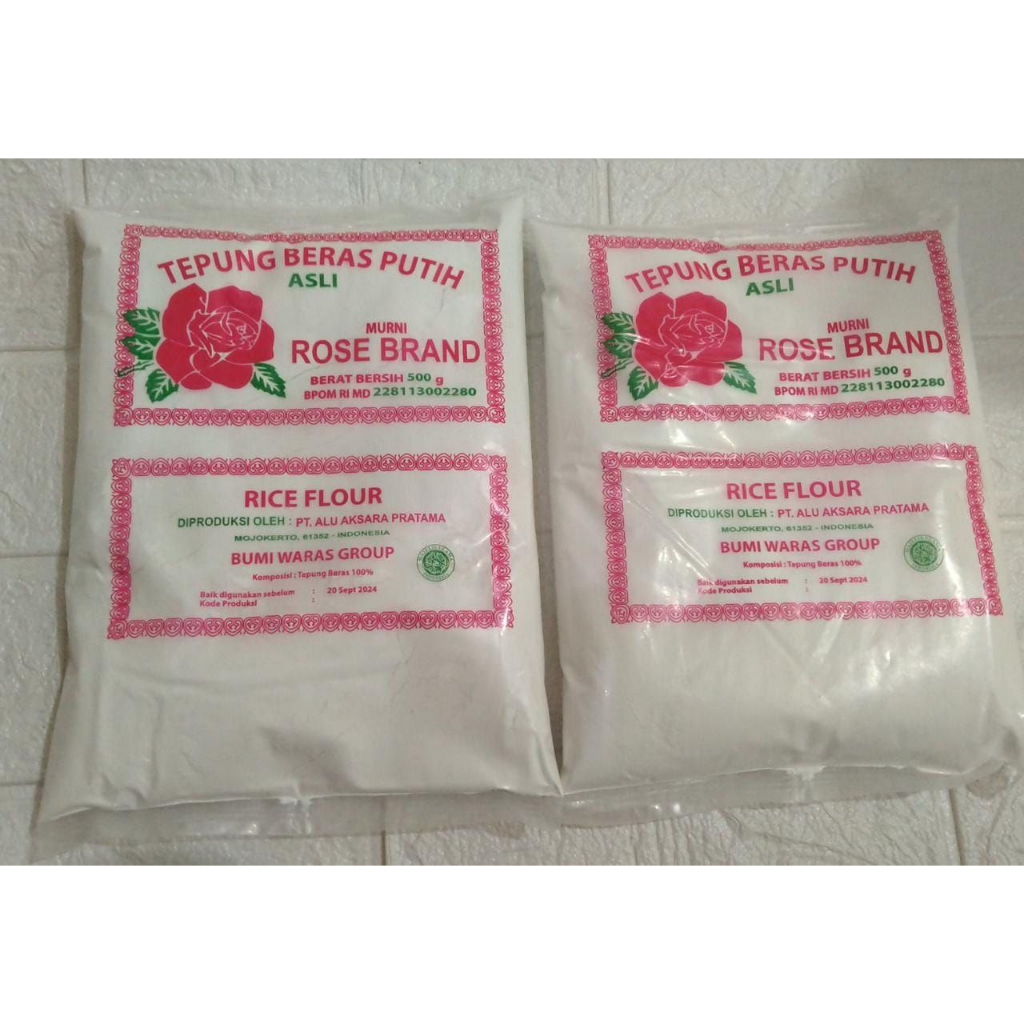 

[ ROSE BRAND ] TEPUNG BERAS PUTIH 500GR / 500GRAM / 500 GRAM / 0.5KG / 1/2KG