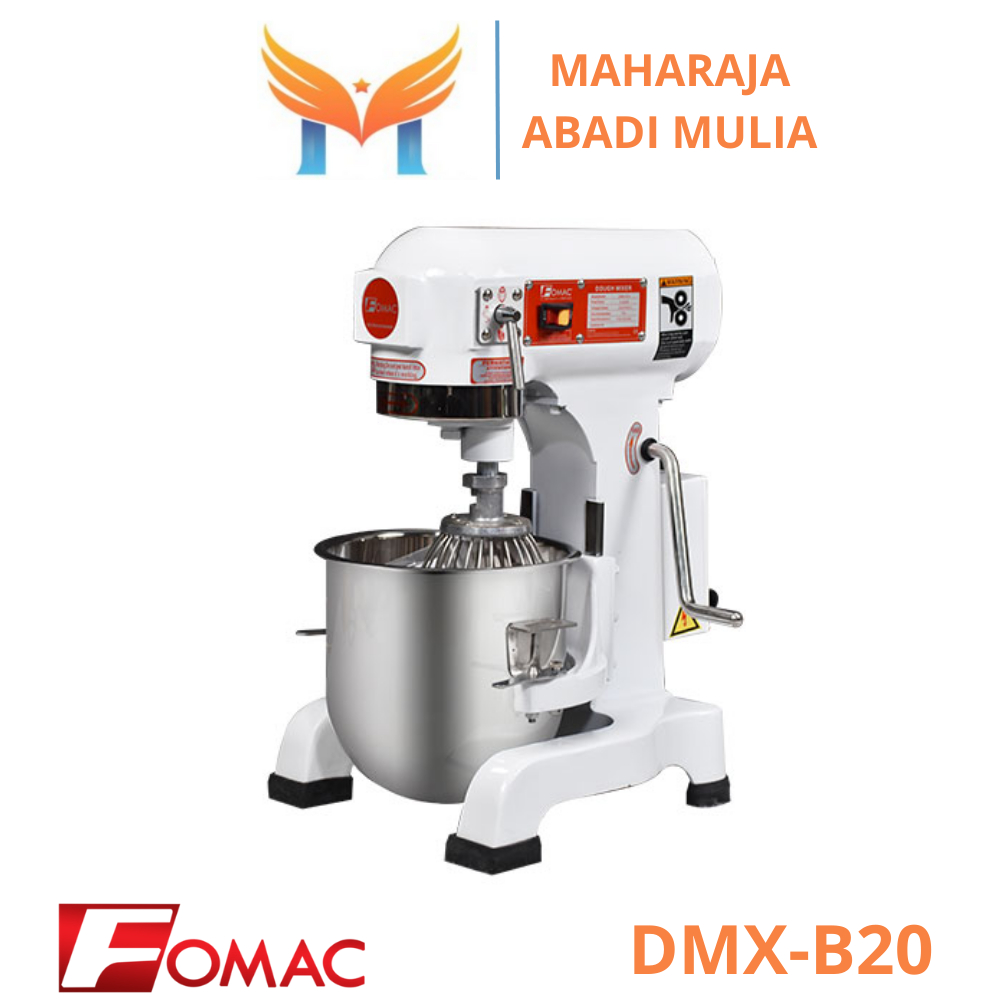 Dough Planetary Mixer Fomac Dmx-B20 Mixer Roti 20 Liter Garansi Resmi