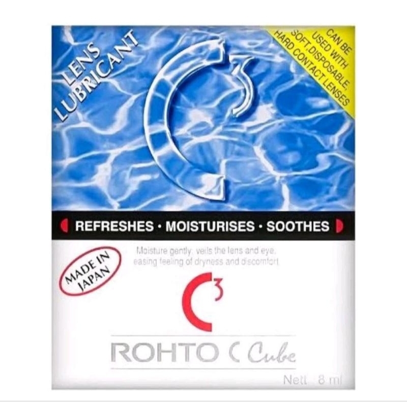 C CUBE ROHTO cairan soflen