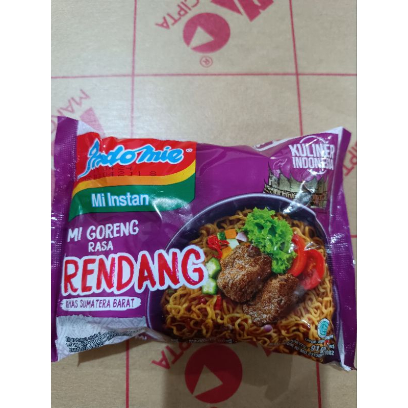 

INDOMIE goreng rendang isi 5 pcs