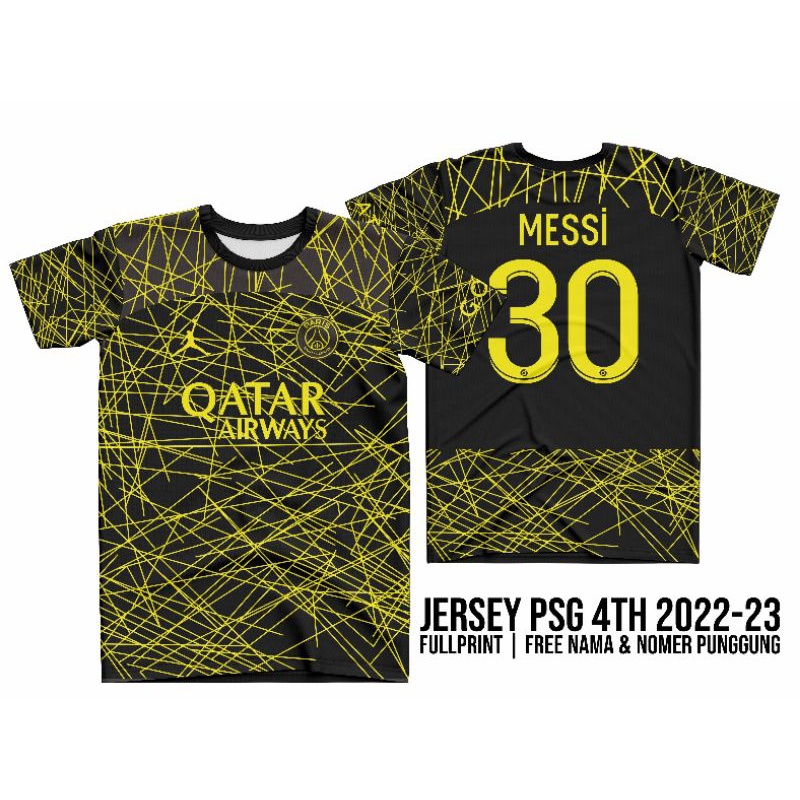 JERSEY PSG 4TH FULL PRINTING FREE NAMA