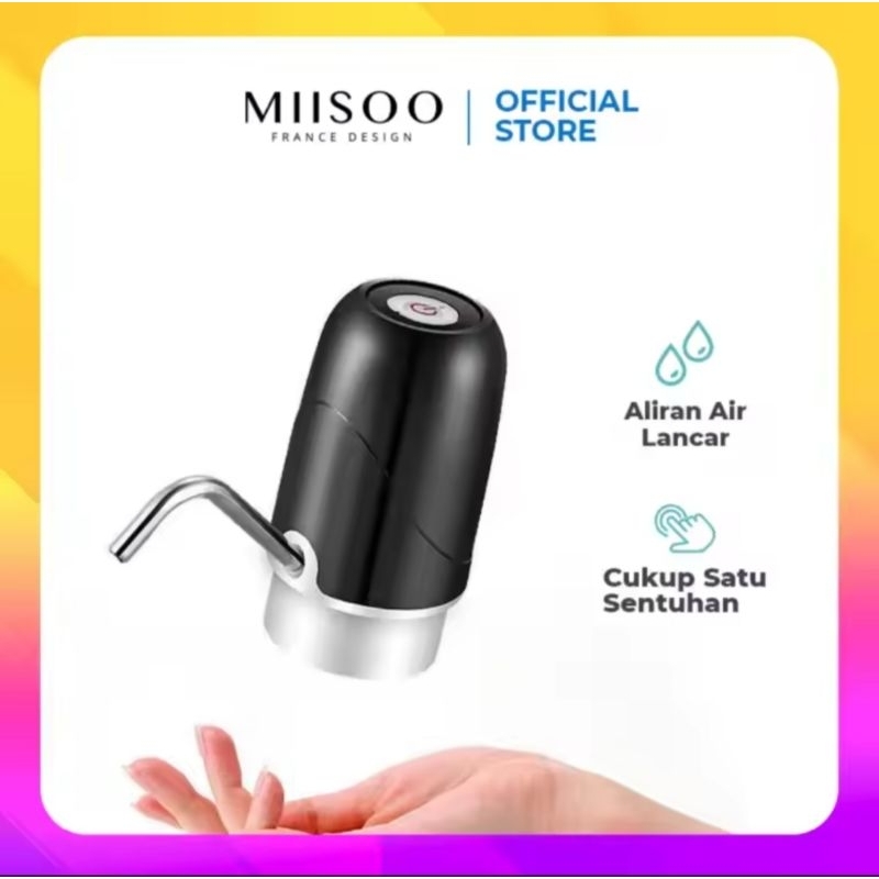 dispenser/pompa galon otomatis merk miisoo