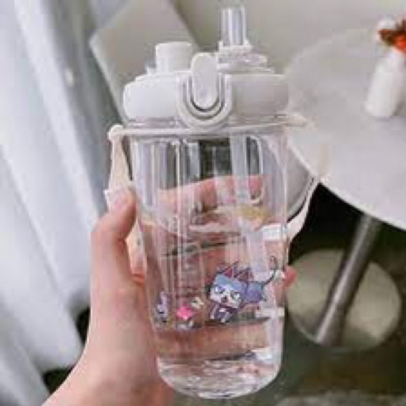 Botol Minum Tempat Minum Anak Ada Sedotan Bpa Free Kapasitas 650ML