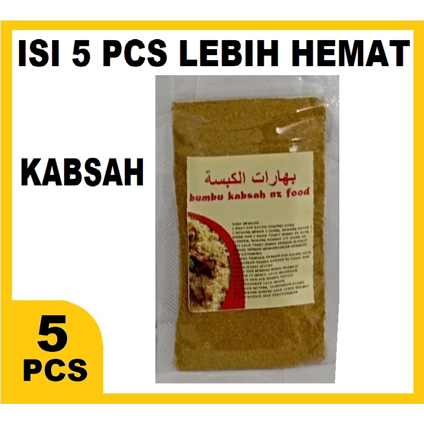 

BUMBU KABSAH ISI 5 LEBIH HEMAT