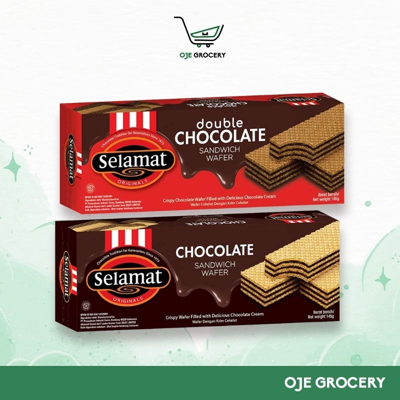 

SELAMAT SANDWICH WAFER - DOUBLE CHOCO CREAM