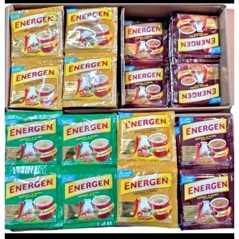 

ENERGEN ALL VARIAN 1 RENCENG ISI 10PCSX32gram