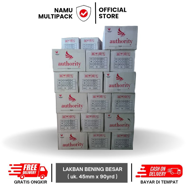 

LAKBAN BENING 2 INCH 45MM X 90Y / DUS / HIGH QUALITY / HARGA GROSIR