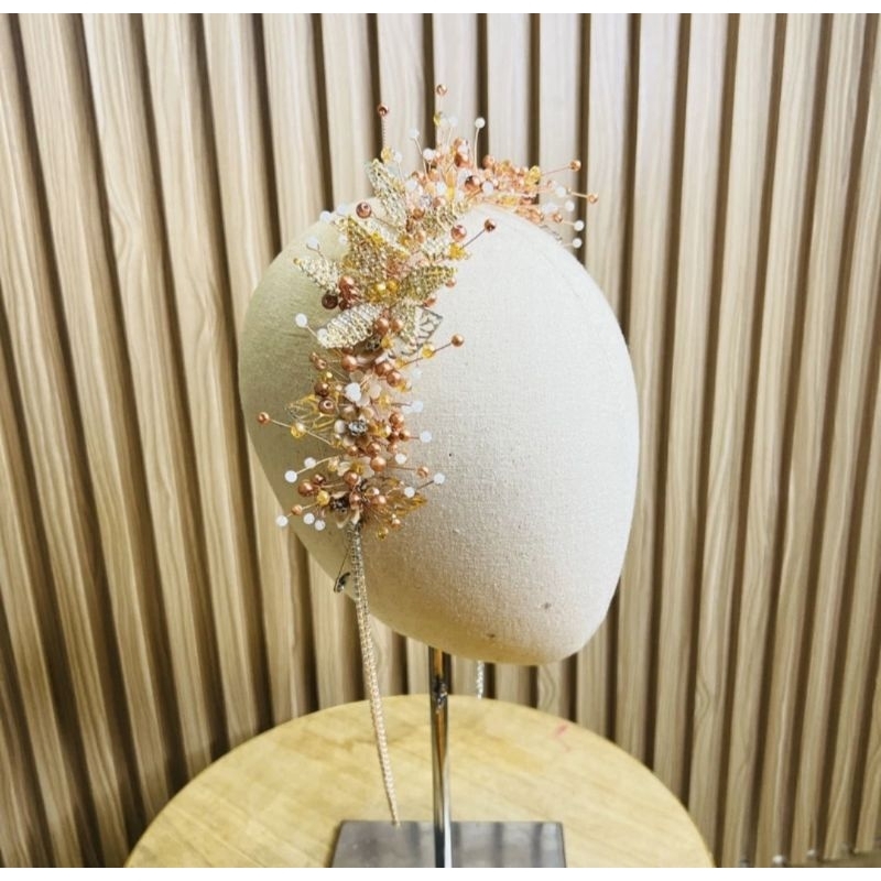 Mahkota model aisha juntai tiara pengantin wedding