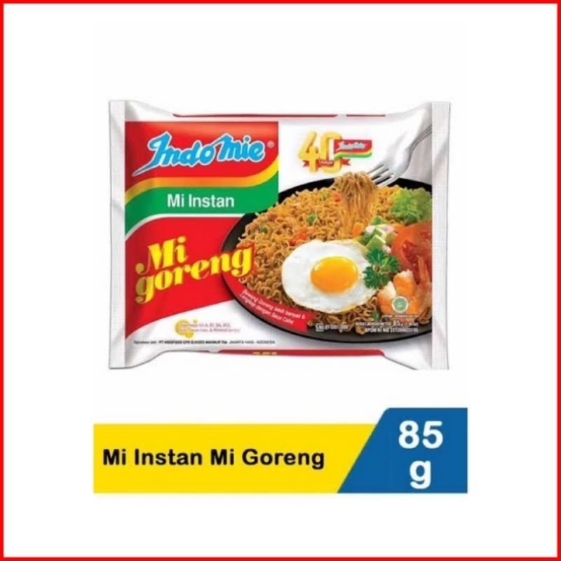 

Indomie goreng 85 gr