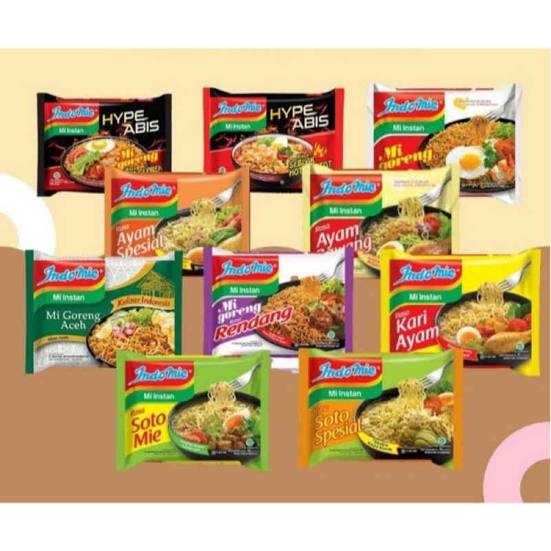 

Indomie mie instant all variant