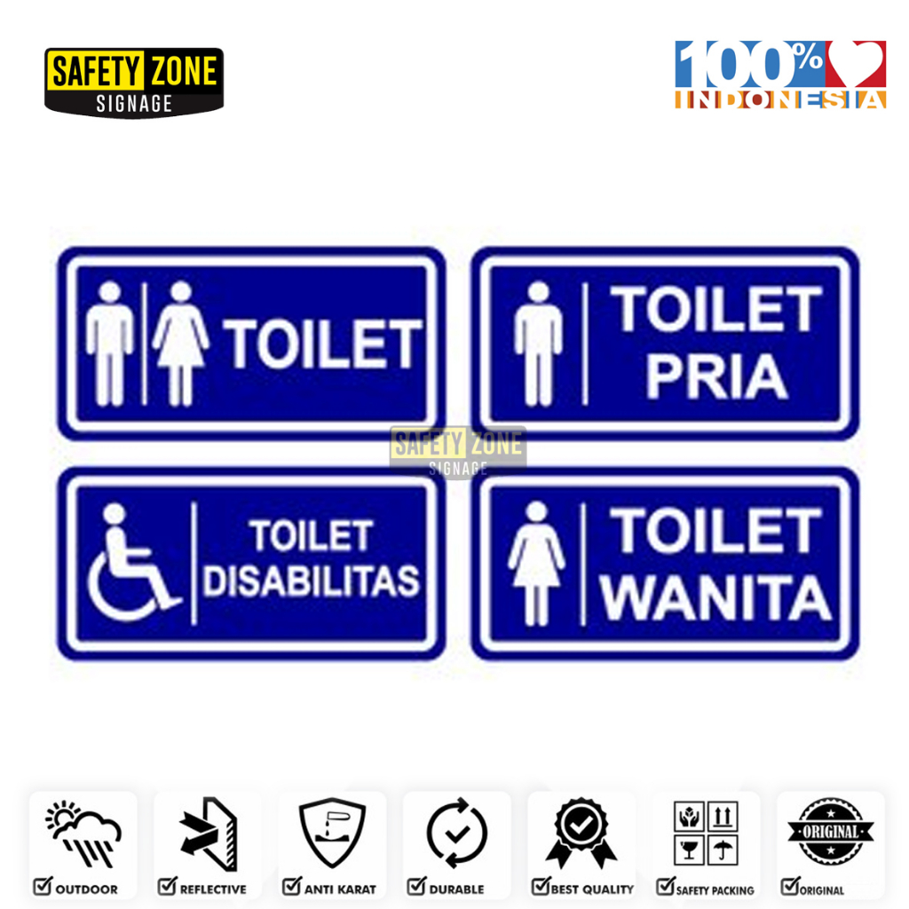 

RB Sign Akrilik Macam - macam Toilet