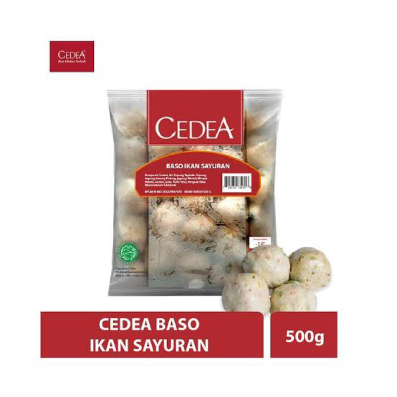 

cedea baso ikan sayuran 500gr