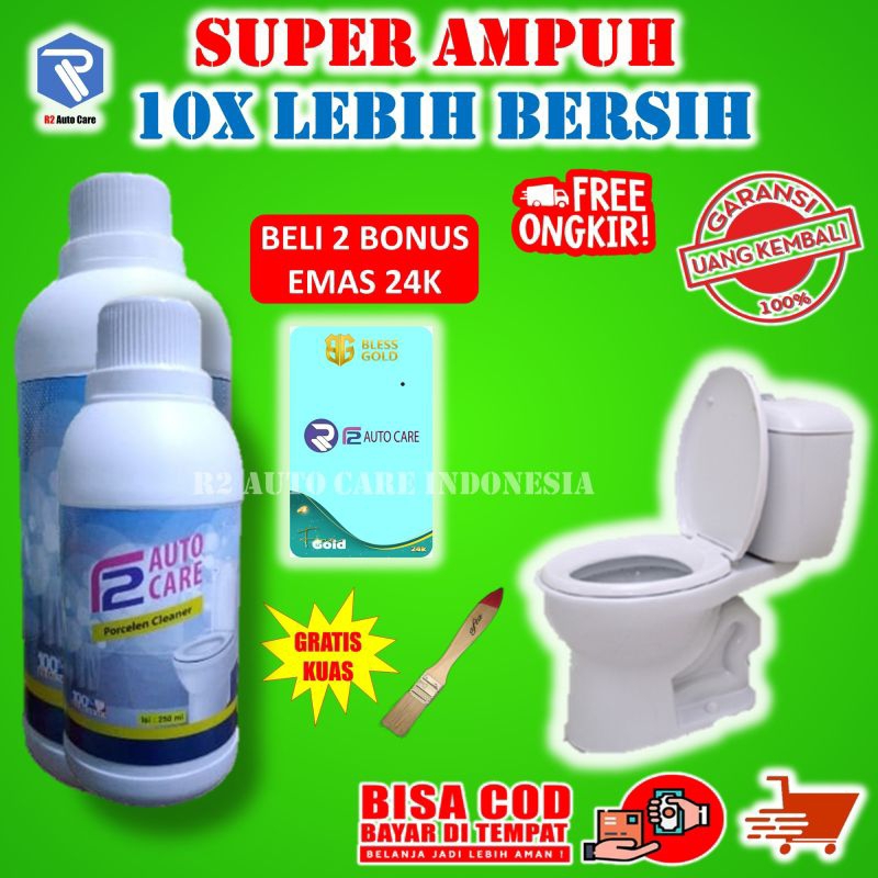 Pembersih keramik lantai kamar mandi kloset wc toilet duduk jongkok porselen otomatis ampuh