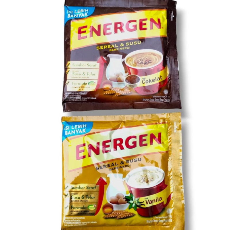 

6 SACHET Energen Coklat / Vanila