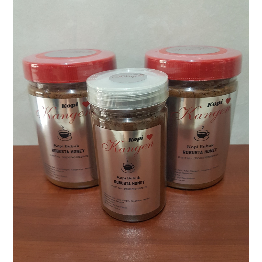 

ROBUSTA HONEY" Kemasan Toples Bubuk 150/300 gram,.