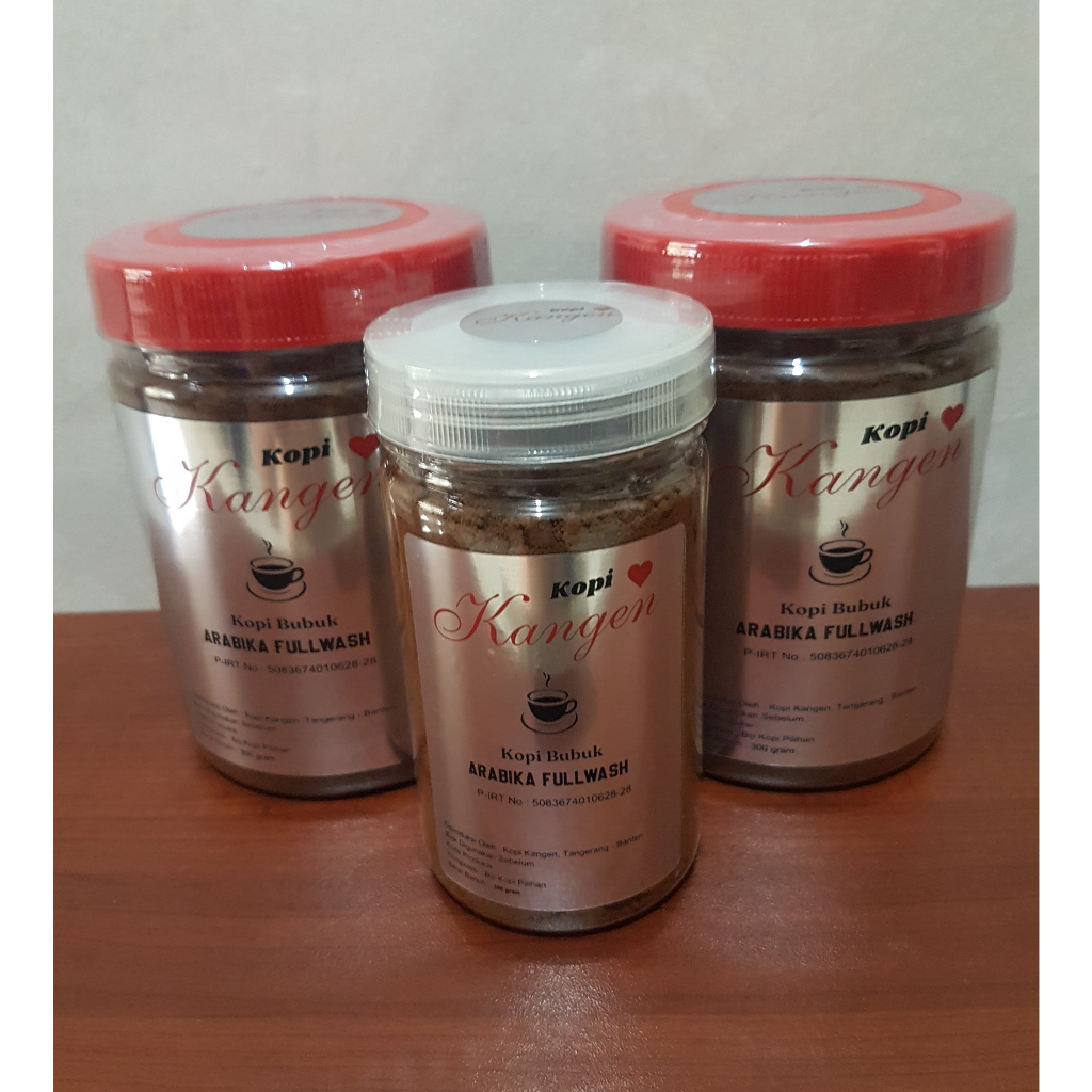 

ARABIKA FULLWASH" Kemasan Toples Bubuk 150/300 gram.