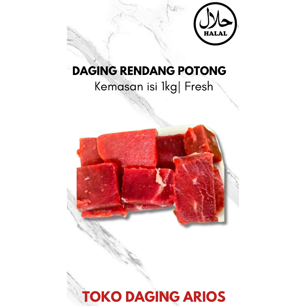 

Rendang Potong 1kg Segar dan Berkualitas