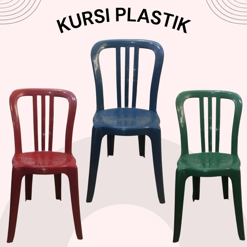 Kursi Plastik / Kursi Sandaran Plastik / Kursi Kondangan / Kursi Hajatan / Kursi Teras Plastik / Kursi Kondangan Murah / Kursi Plastik Murah