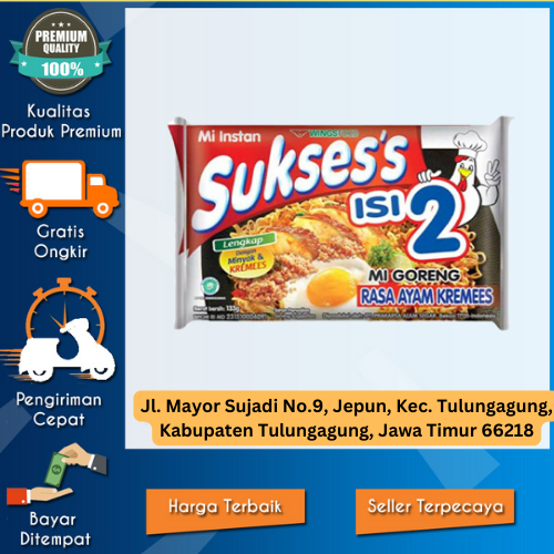 

Bravo Supermarket Tulungagung - Mie Suksess Goreng Ayam Kremes 133gr