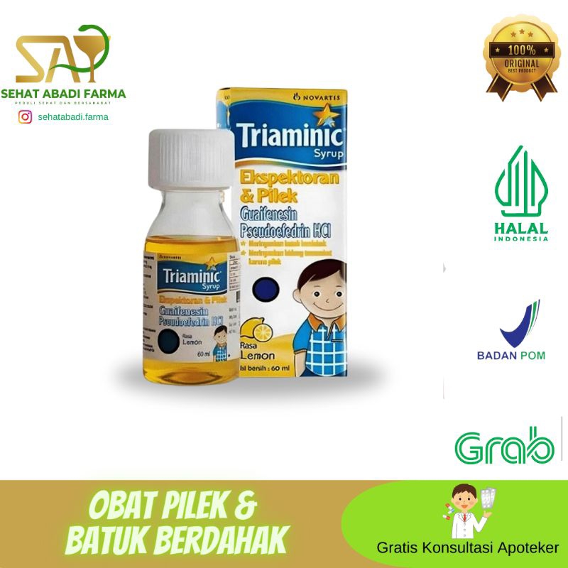 

Triaminic Ekspektoran & Pilek Sirup 60 ml