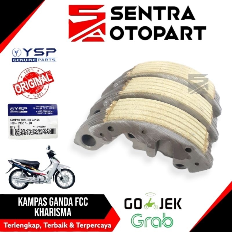 Kampas kopling ganda karisma supra x 125 blade 125 original fcc