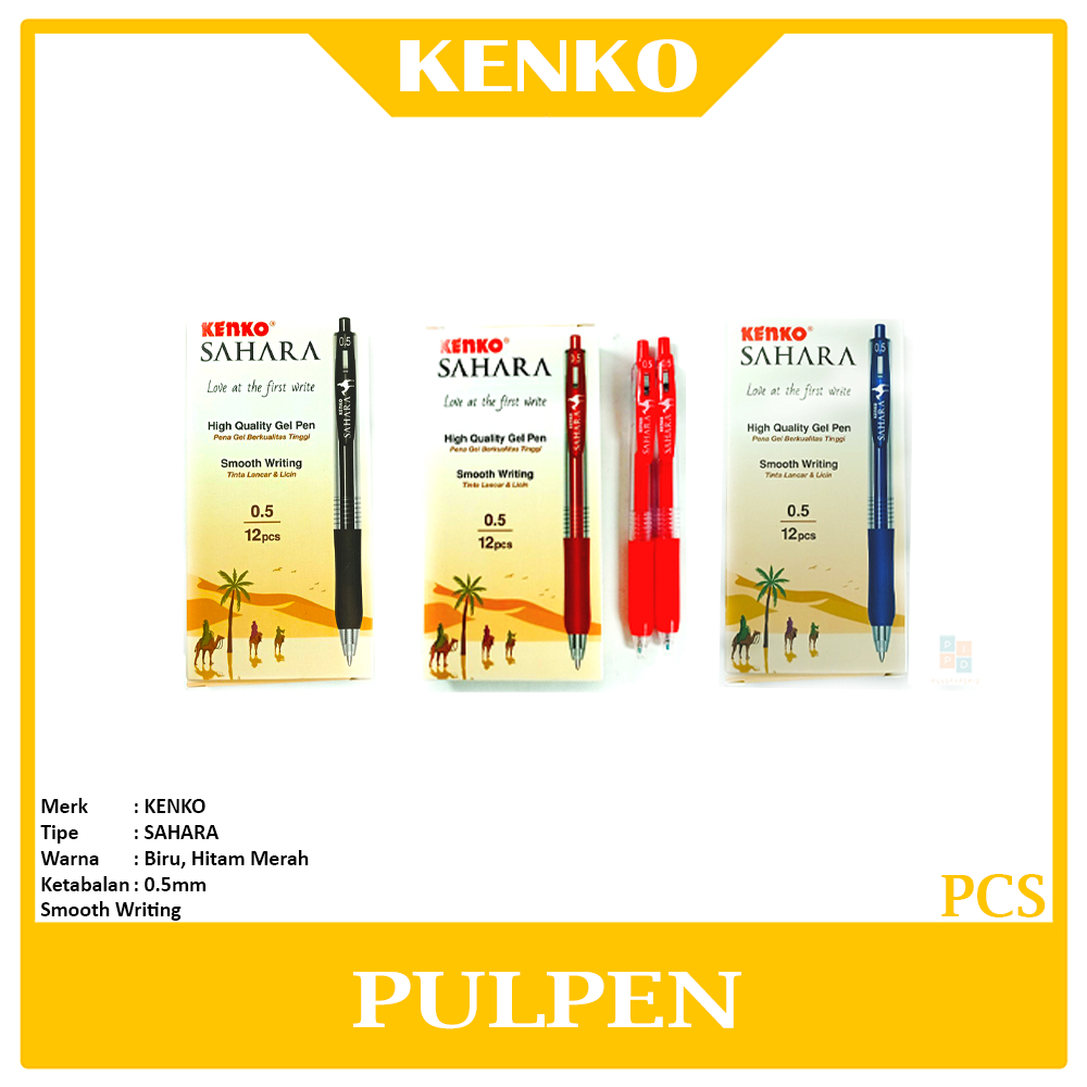 

KENKO - Gel Pen Sahara Pena Jel Warna - Pcs