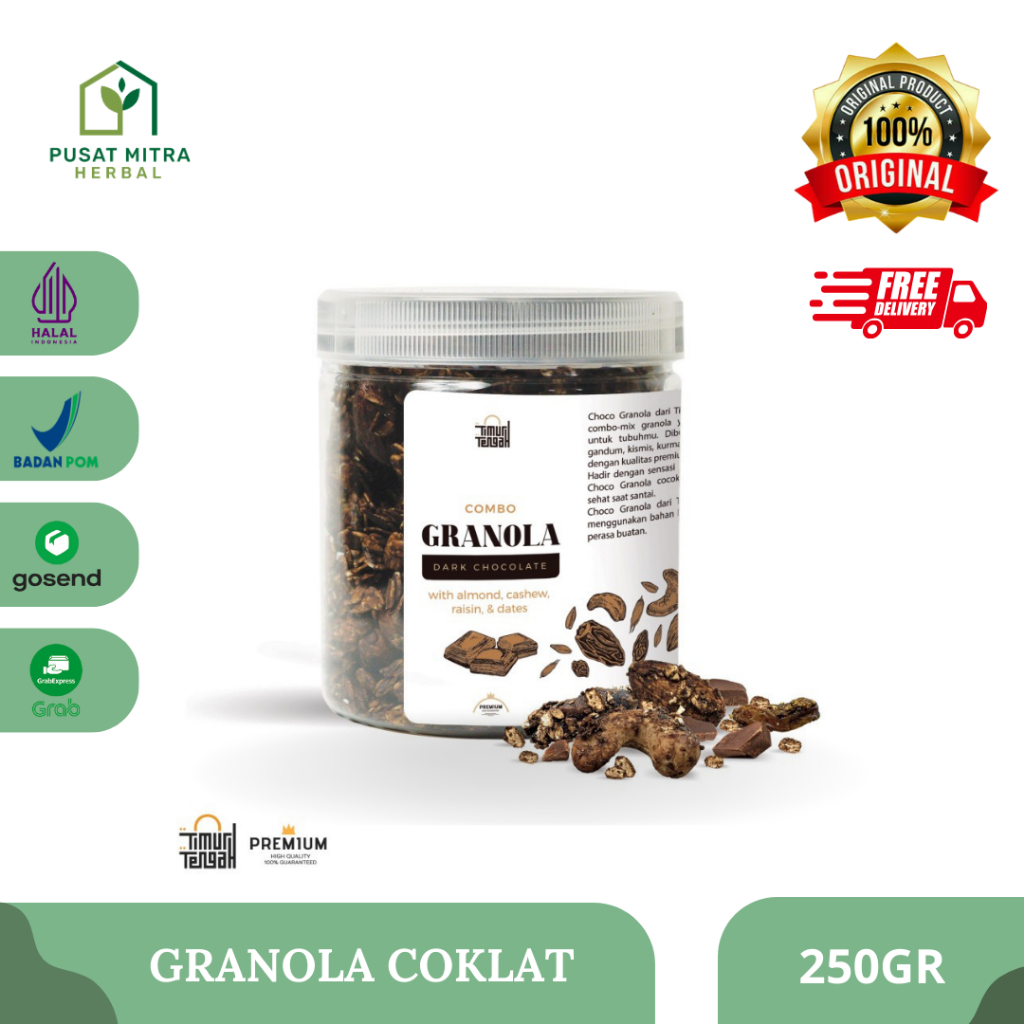 

TIMUR TENGAH GRANOLA - Combo Granola Dark Chocolate 250GR