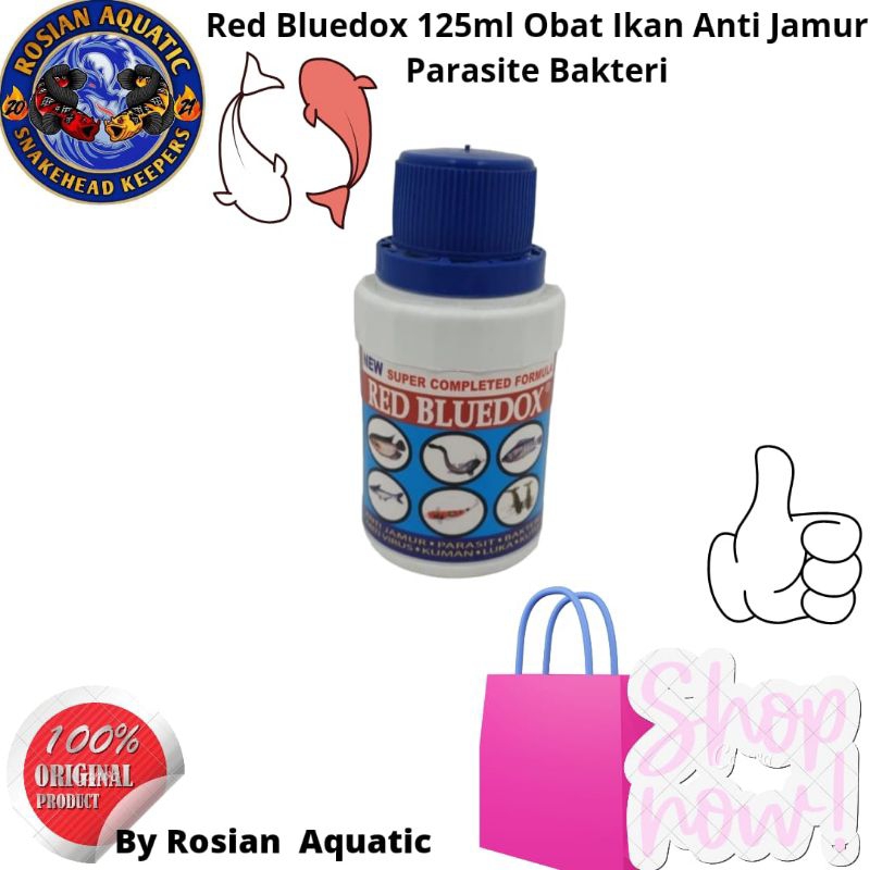 Obat Ikan Jamur Parasit RED BLUEDOX 120ML