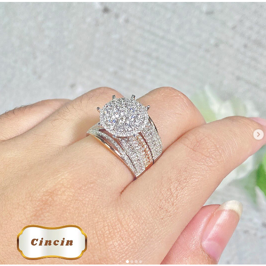 Elco Jewellery - Cincin Berlian Eropa F Vvs | CBRE-02557SH Berkualitas dan Bergaransi