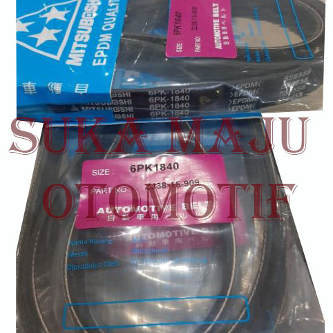 fan belt van belt tali kipas mazda 2 6pk1840 6pk-1840