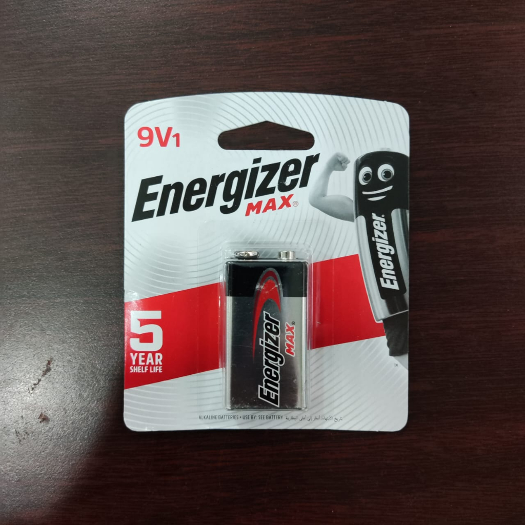 Baterai 9V Energizer Alkaline | Baterai 9 Volt Energizer Alkaline