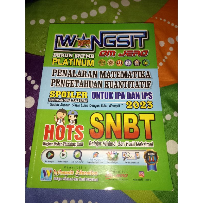 

preloved buku snbt 2023 wangsit om jero