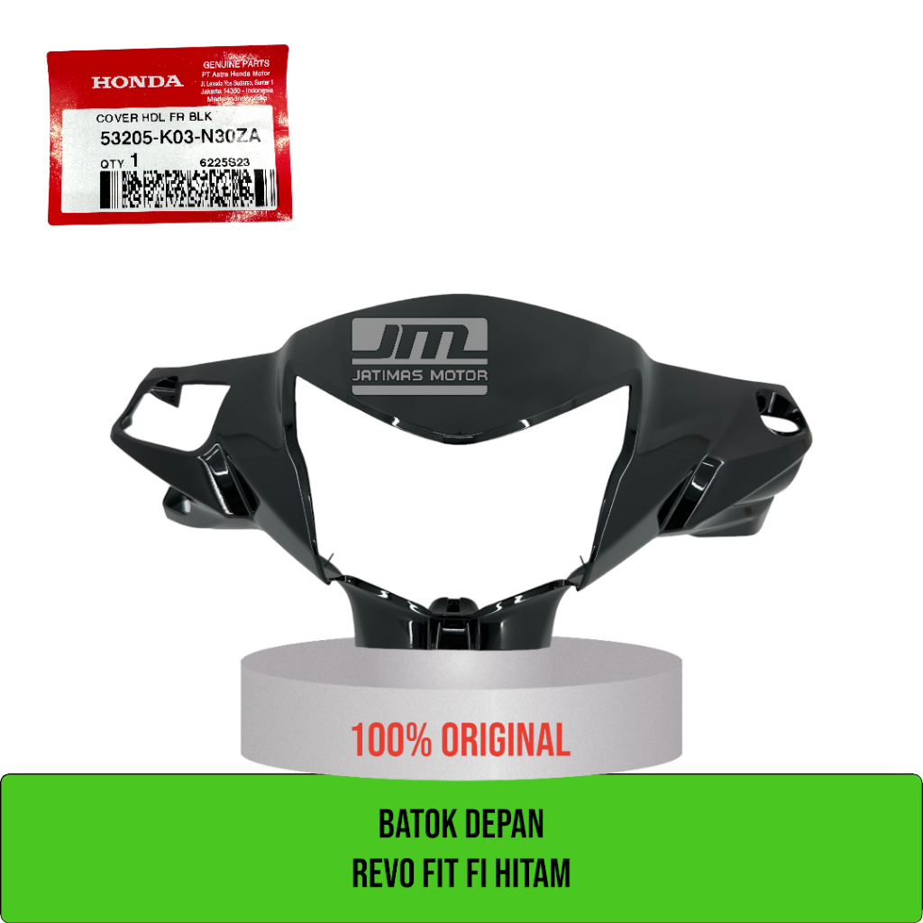 Batok depan revo fit fi hitam 53205-K03-N30ZA
