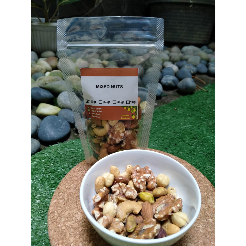 

Mixed Nuts 250gr (Almond - Cashew - Walnut - Hazelnut - Pistachio)