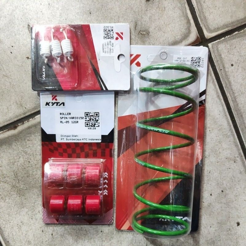 per set ktc kytaco brands udah Transformer ke logo K KYTA per cvt per ganda roler set buat vario125/