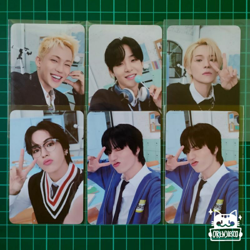 TREASURE ONGREDIENTS SCHOOL HYUNSUK JIHOON YOSHI JAEHYUK HARUTO SEKOLAH LOOK PC PHOTOCARD ONGRE