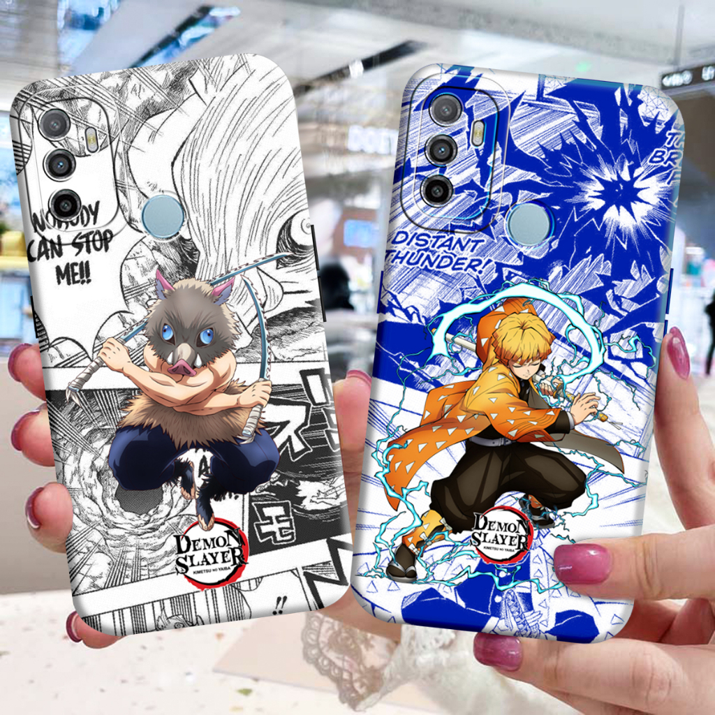 Custom Case Oppo A15/A15s, A16/A16S, A16E/A16K, A17, A17K Anime Demon Slayer