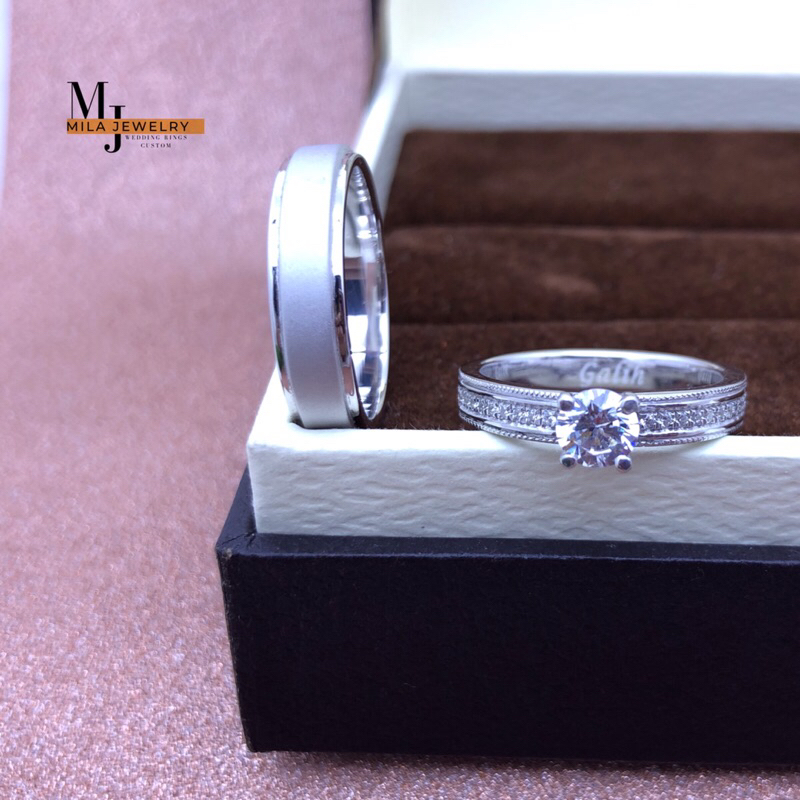 Cincin Kawin Cincin Nikah Platinum MJ378