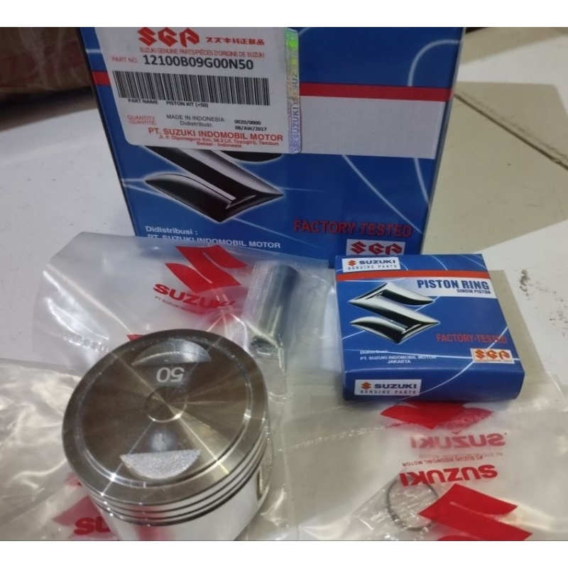 PISTON KIT SET RING SEHER SMASH OS 50 SMASH NEW