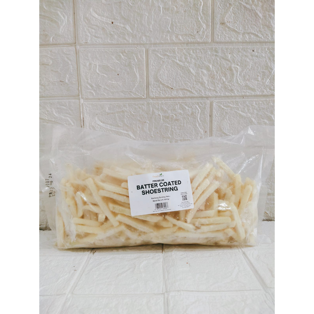 

FRENCH FRIES/KENTANG BEKU SHOESTRING PREMIUM 800GR