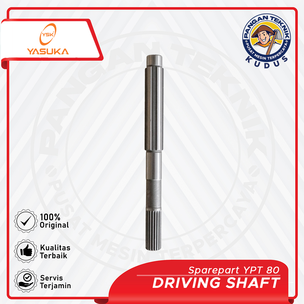 DRIVING SHAFT YPT 80 YASUKA | SPAREPART MESIN BAJAK YPT80 YASUKA