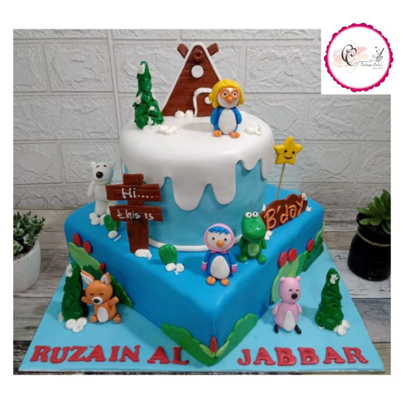 

Pororo Cake / Kue Ultah Karakter Pororo / Kue Ulang Tahun Pororo