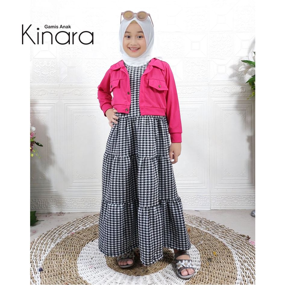 Gamis Rompi Anak Muslimah Kinara CKids