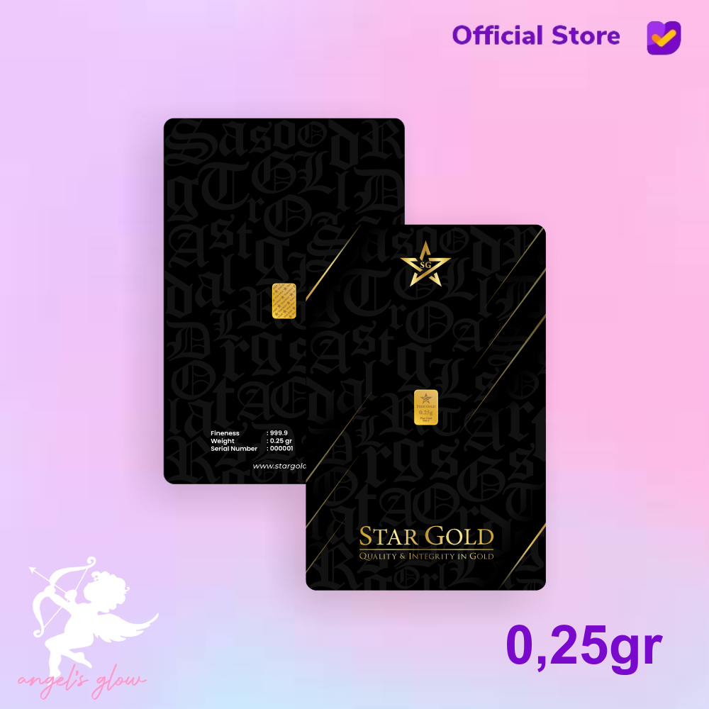Logam Mulia Micro Gold StarGold  0.25gr