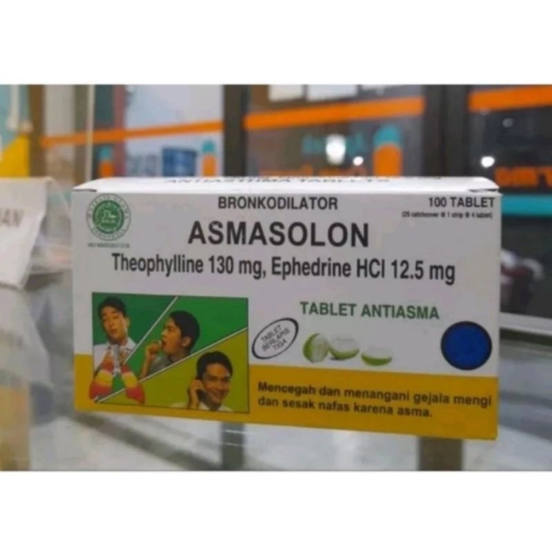 OBAT ASMASOLON 1 STRIP / 1 TABLET OBAT ASMA MERINGANKAN ASMA