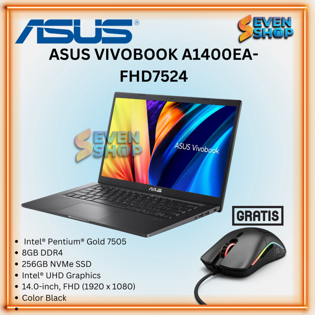 LAPTOP ASUS ASUS VIVOBOOK A1400EA-FHD7524 FREE BAGPACK