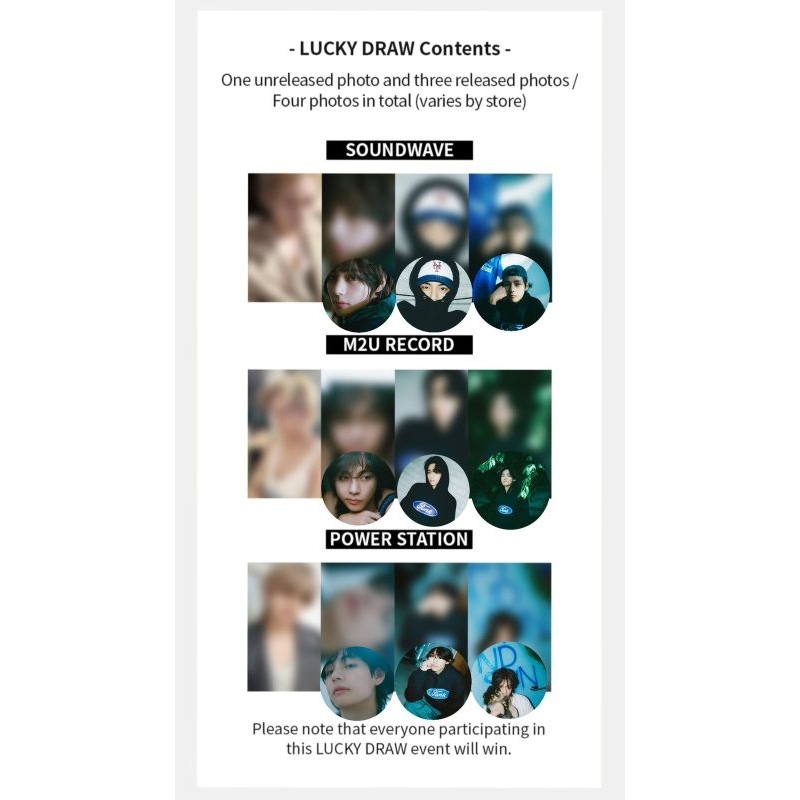 Album LUCKY DRAW BTS KIM TAEHYUNG LAYOVER sharing