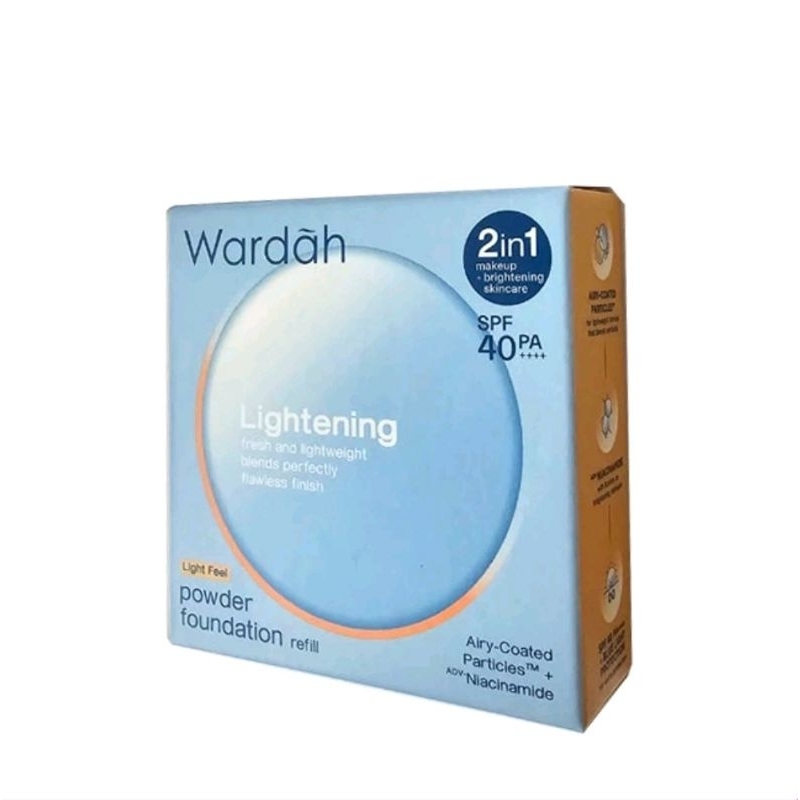 New Packaging Wardah Refiil Lightening Powder Foundation| Bedak Wardah Refiil Two Way Cake